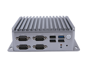 PC sin ventilador industrial J1900 Mini computadora Dual Lan 4 * COM Computadora de escritorio de oficina Windows 11pro Linux OS - Product Image 1