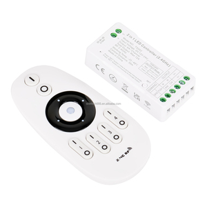 2 in 1 Controller LED DC12V-24V 12A 288W Wireless PWM striscia di colore singolo luminosità regolabile 6A uscita telecomando Rf - Product Image 4