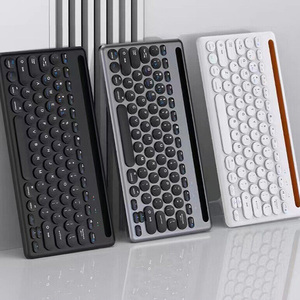 Wireless <strong>Keyboard</strong> Multi-Device BT and 2.4G Dual Mode for iPad to 3 Devices for Tablet iPhone PC Smart TV IOS <strong>Android</strong> Windows - Product Image 3
