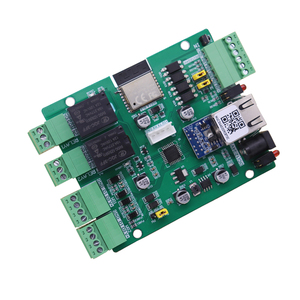 Controlador de relé Ethernet 2CH con entrada de 2 dígitos, 2 botones pulsadores y 2 salidas Wiegand, módulo Ethernet IO que funciona para el control del motor - Product Image 1
