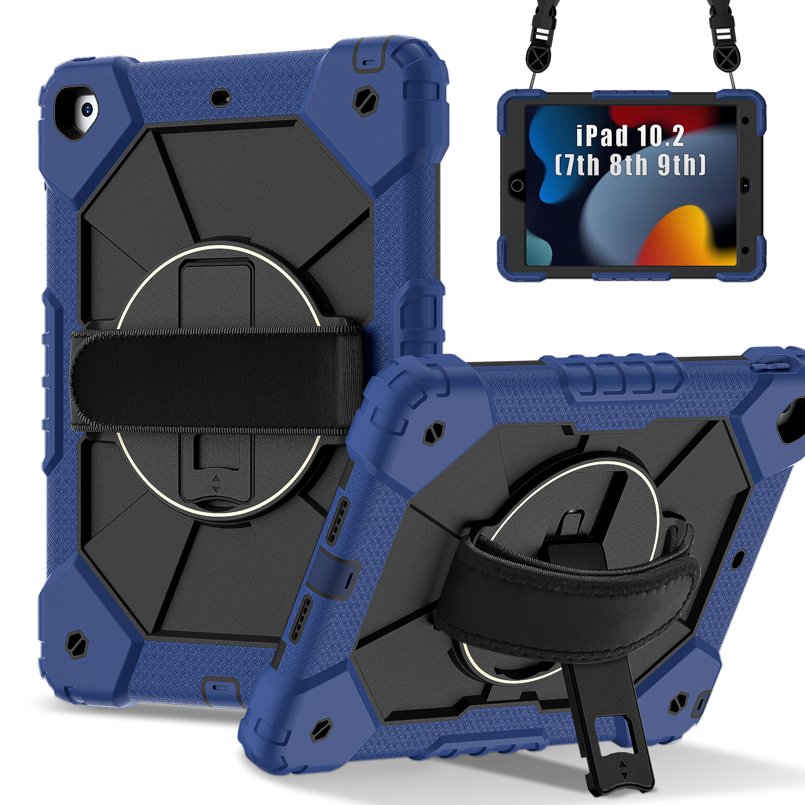 Bleu marine + noir