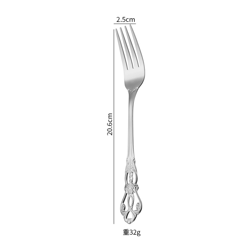 Silver dinner fork