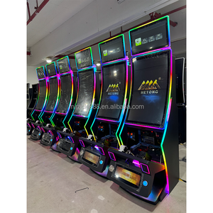 High Profit Skill Games Machine With 43 Inch <strong>Curved</strong> Touch Screen Video Game <strong>Program</strong>