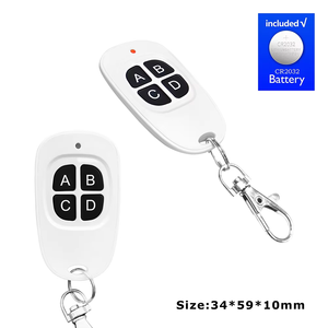 433MHz RFユニバーサルリモコン4ボタン送信機ガレージドアリモコン用 - Product Image 2