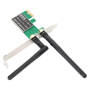 300Mbps PCI-E WIFI <strong>Wireless</strong> <strong>Network</strong> Card Desktop Dual Antenna 2.4G M 2T2R PCI E PCIe LAN Adapter PC <strong>Computer</strong> Access - Product Image 1