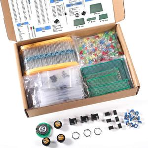 1900個のメガ電子部品キットの品揃え、コンデンサ、抵抗器、LED、トランジスタ、ダイオード、1n270ゲルマニウム、DCジャック - Product Image 1