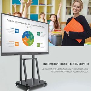 <strong>Factory</strong> Direct 55in <strong>LED</strong> Smart Board IR Touch Screen Interactive Whiteboard for School Meetings Electric Smart Board 86in Options - Product Image 2