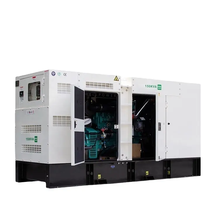 187.5kva Diesel genset generator 50Hz 400V/230V 3 phase 150kw Vlais engine and Marathons alternator Deepsea controller panel