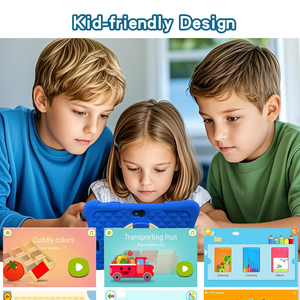 Tablet Infantil de <span class=keywords><strong>7</strong></span> Polegadas MTK Quad Core Android 12 com Resolução HD 1024x600, Aplicativos Educacionais, Jogos de Quebra-Cabeça, 2GB+32GB, Presente de Black Friday - Product Image 2