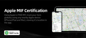 גשש גפרף למצוא שלי לאתר finder mfi חכם תג אוויר תג עבור מפתחות אופניים ארנק כרטיס בקבוק