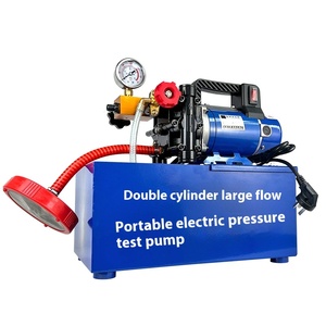 Tragbare Elektrische DSY-25/60 Hydraulikpumpe Doppelzylinder Wasserleitungs-Druckprüfgerät Reines Kupfer 1 Jahr Garantie - Product Image 1
