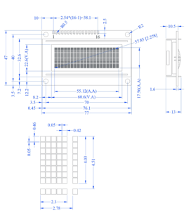 Modulo Display <span class=keywords><strong>LCD</strong></span> 20x4 caratteri 5V bianco retroilluminazione LED 8-Bit interfaccia parallela - Product Image 3