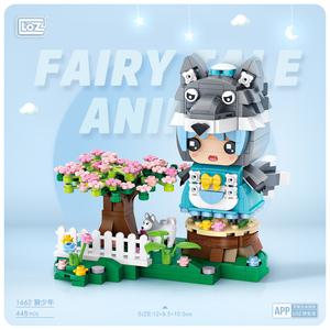 LOZ Blocks Fairy <strong>Tale</strong> Animal Series Wolf Boy Model Building Blocks <strong>Toys</strong> Sets Mini Blocks - Product Image 3