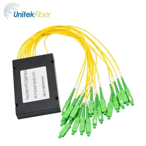 High quality PLC 1x16 channel 1m <strong>input</strong> <strong>output</strong> singlemode G657A1 ABS plastic box PLC <strong>splitter</strong> - Product Image 6