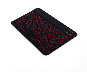 Mini BT 3.0 bluetooth tastiera retroilluminata senza fili per universale 7 8 9 10 pollici tablet pc Samsung Galaxy schede e ipad telefono cellulare - Product Image 1