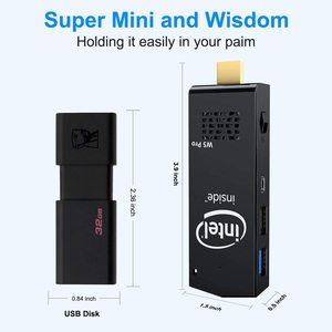 Soyeer-MINI PC Stick W5 PRO Win10 Linux 5V/3A, ahorro de energía, Z8350, CPU 2,4G + 5G, WIFI, 3,9 ", Super T5U Mini PC, barato - Product Image 3