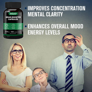 Integratori cerebrali Private Label migliorano la memoria per migliorare l'attenzione OEM Brain Boost capsule - Product Image 2