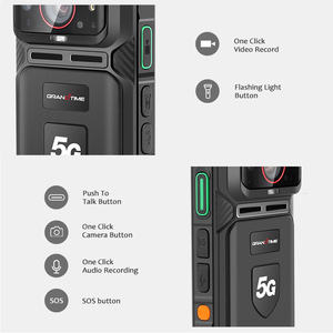 Smart Security Cameras with Android 5G Cam for Government Audio Video Intercom Long Hours Body <strong>Camera</strong> with Big Screen