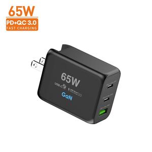 Vina 65W PD Fast Gan Charger EU US 2 Type-c 1 <strong>USB</strong> Port <strong>Multiple</strong> <strong>Output</strong> <strong>Adapter</strong> Mobile Phone Travel Wall Charger for macbook - Product Image 6