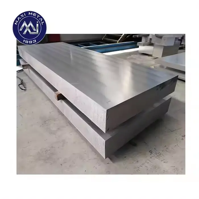 Fourniture d'usine MAXI ASTM 5A06 H112 Plaque métallique en aluminium 1050 1060 1100 5083 5052 6061 Feuilles d'aluminium