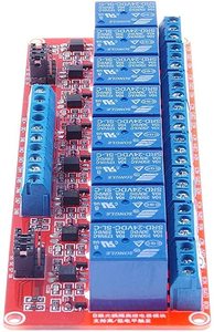 Modulo relè a 8 canali con supporto di isolamento accoppiatore ottico scheda rossa relè Trigger alto e basso livello 24V - Product Image 4