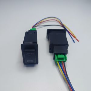 Jinchen chuyển đổi kép Led thanh ánh sáng 3A chuyển đổi push button Nissen momentary chuyển đổi với dây cho phụ kiện xe hơi - Product Image 4