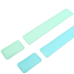 Alfombrilla de ratón de cuero simple al por mayor de fábrica, alfombrilla de muñeca grande, reposamanos de teclado, alfombrilla de muñeca de oficina de ordenador de color sólido - Product Image 1