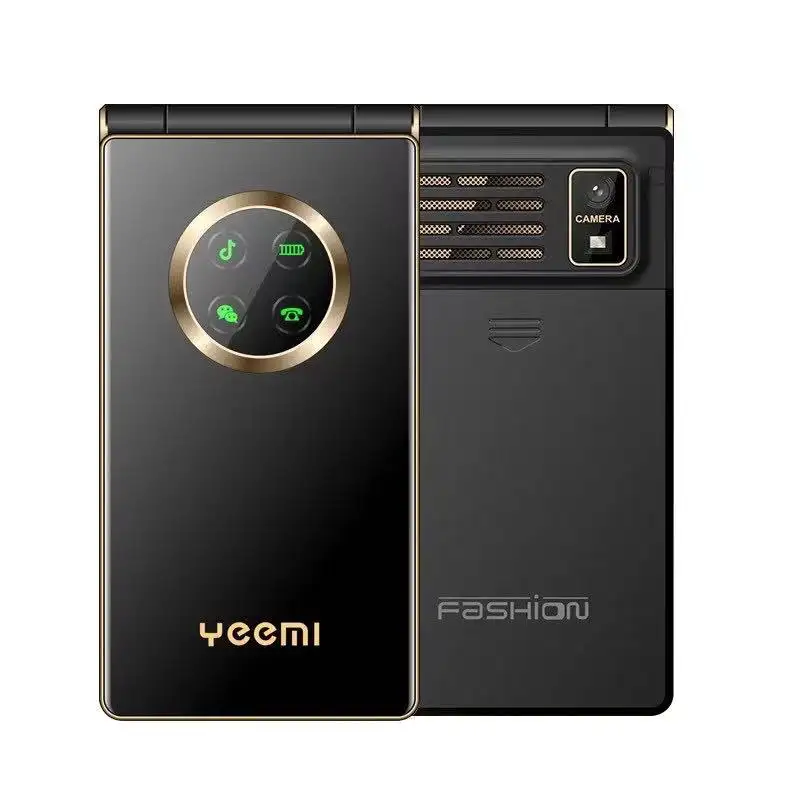 Yeemi-teléfono móvil M3 con doble pantalla, móvil con doble Sim, 5900mAh, teclado grande, voz grande, WCDMA, 3G