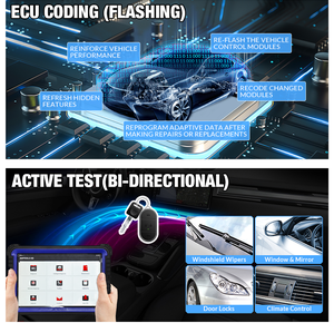 Programmazione Online lettore di codici per camion pesanti strumento diagnostico Scanner OBD2 per veicoli 12V 24V - Product Image 6