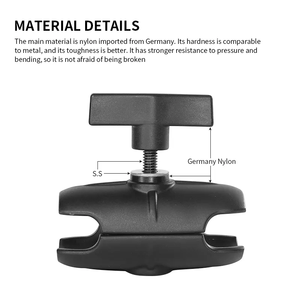 Universal 95mm Double Socket Arm - Compatible with 1.5&quot; Ball <strong>Mounts</strong> Rigid Vehicle Camera/Tablet Holder | Anti-Vibration - Product Image 3