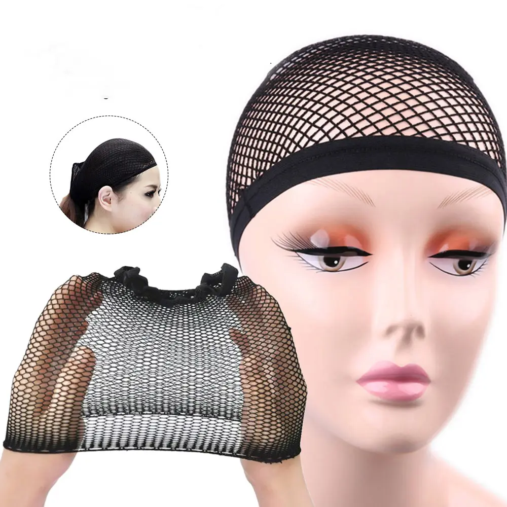 MYZYR-Peluca de red elástica para la cabeza, herramienta de extensión de cabello, medias, venta al por mayor de fábrica