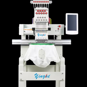 YH Large Format 1 Head 9 Needles Monogram Sewing <strong>Computer</strong> <strong>Software</strong> logo Cap Beads Flat T-shirt <strong>Functions</strong> Embroidery Machines - Product Image 1