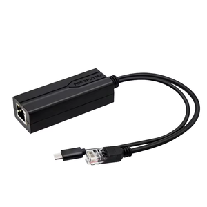 Protocollo IEEE802.3af/802.3at da 48V a 5V tipo-C 2.4A 100M/Gigabit a splitter PoE per telecamera IP - Product Image 3