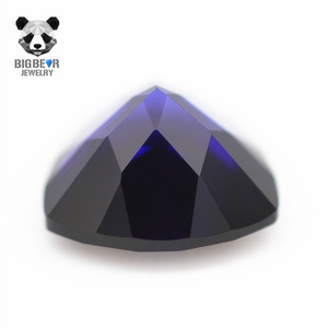 3*3-12 * 12mmファセットカット<span class=keywords><strong>trillion</strong></span> cut 34 # blue sapphire corundum gems <span class=keywords><strong>trillion</strong></span> shape synthetic corundum 34 # sapphire blue stones
