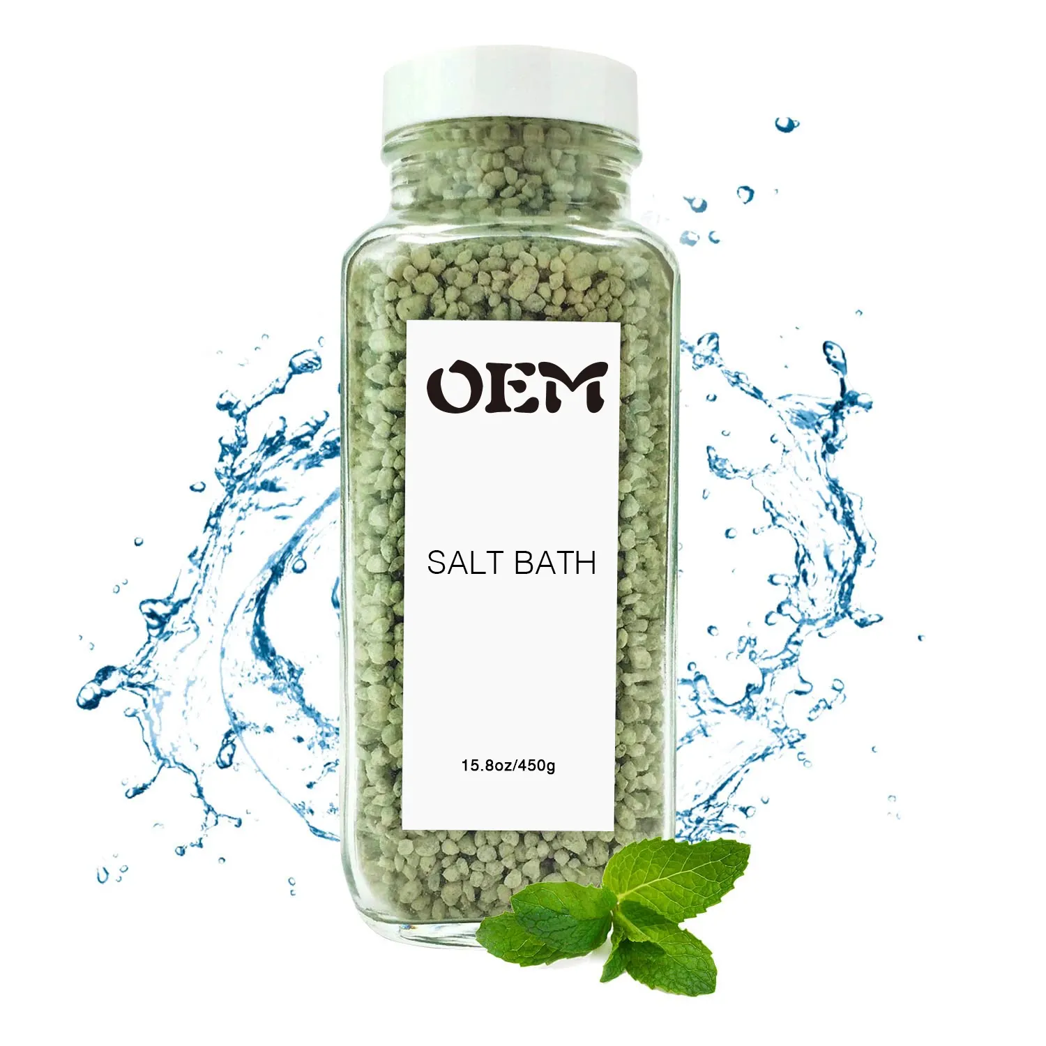 450 g Argile Verte Sel de Mer Pur Sel Naturel 100% Pur pour un Bon Sommeil pour le Soulagement du Stress pour le Nettoyage Detox