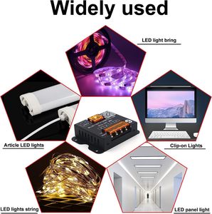 Bluetooth musica Wireless RGB Controller RF telecomando LED RGB Controller di alta qualità in metallo 30A luce Led Dimmer