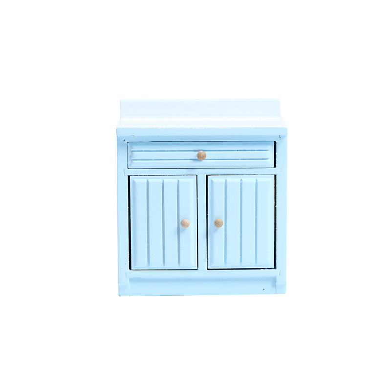 Blue cooking table