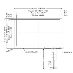 Vendita diretta in fabbrica modulo Display LCD TFT da 5 pollici ad alta risoluzione 1024*600 Touch Screen tecnologia IPS - Product Image 5