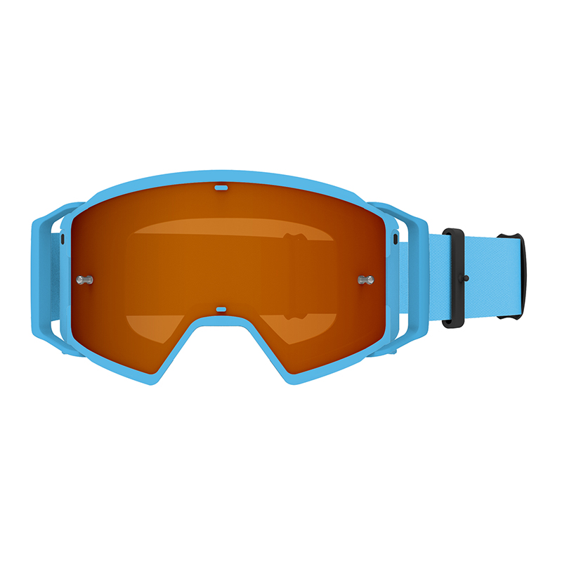 sky blue and brown