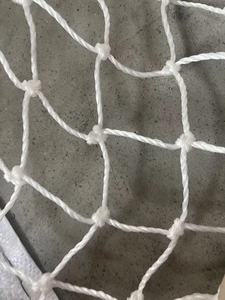 Fabbrica!! Rete di Nylon a maglia quadrata in poliestere annodata multifilamento per rete di recinzione per corte sportiva