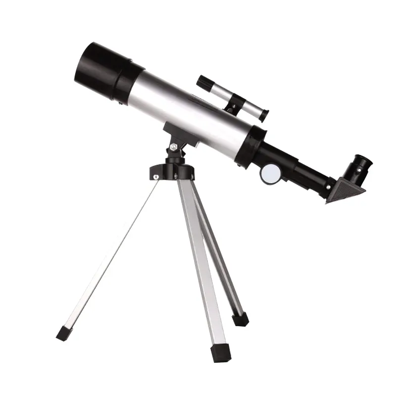 Khẩu độ 50mm 360mm AZ 90X Độ phóng đại khúc xạ Kính thiên văn cho trẻ em mới bắt đầu