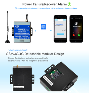 RTU5023 GSM Система дистанционного мониторинга температуры и влажности с SMS-сигнализацией на месте, бесплатный звонок/SMS автоматические операторы Gate - Product Image 6
