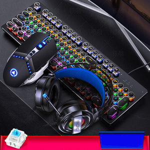 Mechanical <strong>Keyboard</strong> and <strong>Mouse</strong> Set Punk Keycap <strong>Computer</strong> <strong>Keyboard</strong> Game Color Backlight Wired Mechanical <strong>Keyboard</strong> and <strong>Mouse</strong> Set - Product Image 2