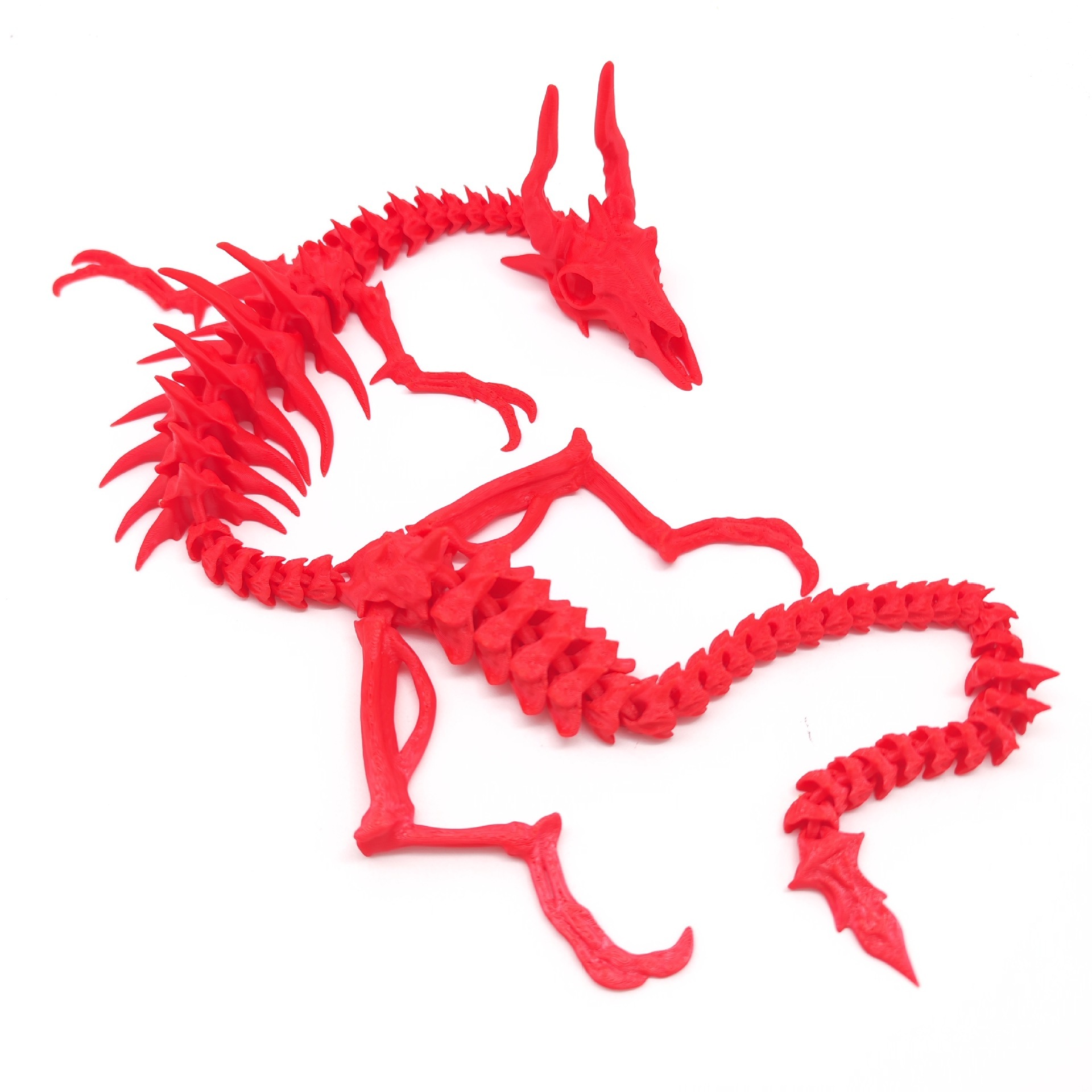 Dragon aux os rouges