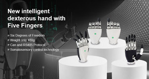 Çok parmaklı Robot el biyonik robotik el Python, ROS ve C + + kodu ile programlanabilir