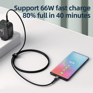 Support PD QC Vooc Scp Super Fast Charger 66w Data and Charging Cable Compatible With Oneplus Huawei Xiaomi Redmi Type Phone - Product Image 2