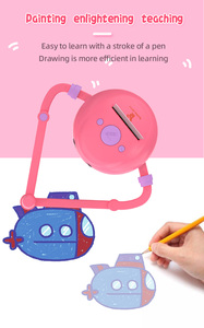新しいアイテム自動ロボット自動子供のおもちゃインテリジェントな一次教育フラッシュカード学習描画卸売 - Product Image 3