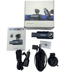 Cámara de salpicadero impermeable de 3 canales 4K para coche, lente dual, grabadora de conducción delantera y trasera, cámara Dvr con función de grabación en bucle - Product Image 6