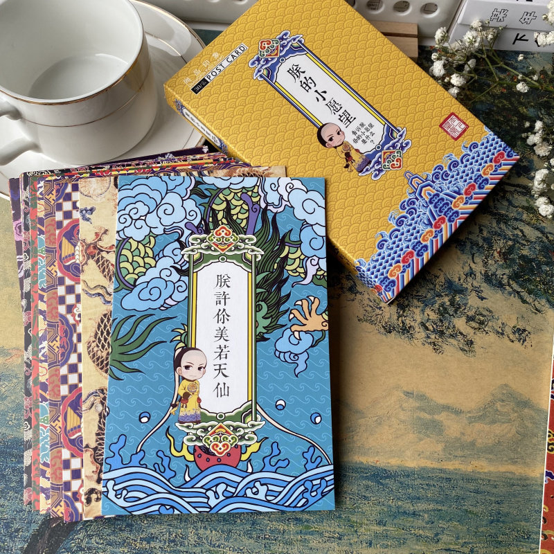30 different little wishes for postcards