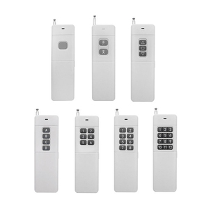 Controles inalámbricos industriales de largo alcance, 433/315MHz, hasta 3000m, 1-9 teclas, para fijar/aprender el código - Product Image 1